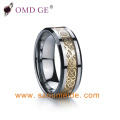 Wooden Inlayed Tungsten Rings for Sale